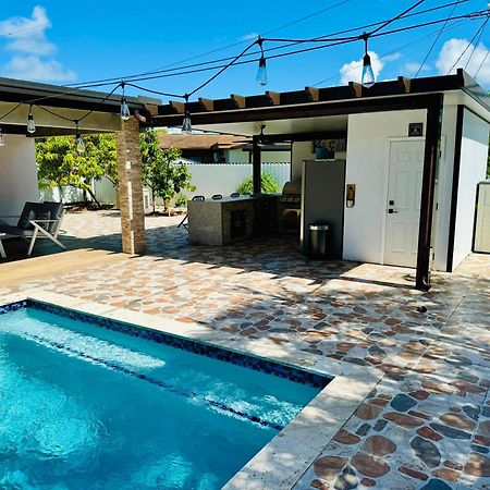 Villa Heated Pool Hot Tub Miami Exterior foto
